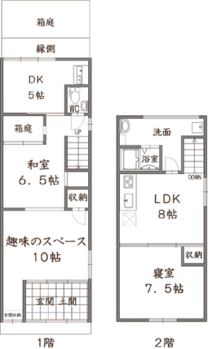 あざみ庵　間取り図